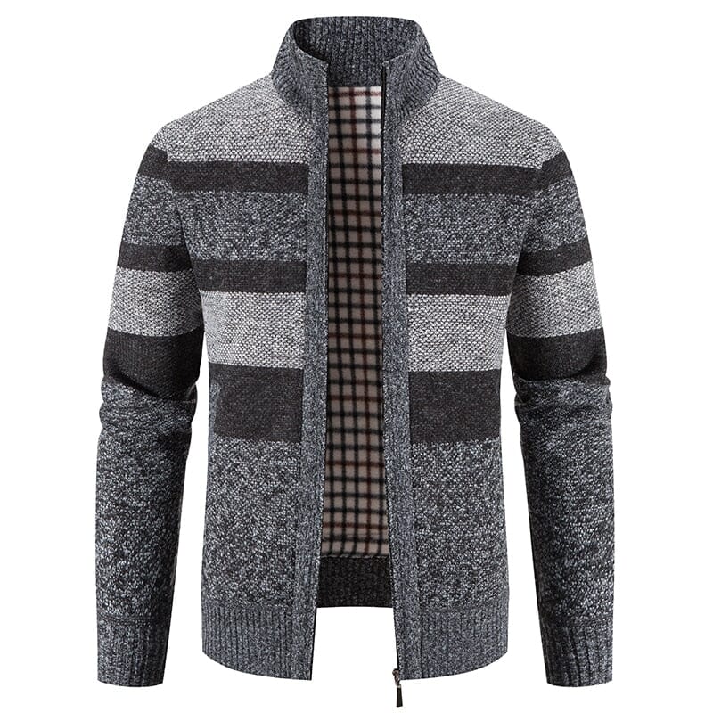 The Silas Knitted Cardigan Fleece - Multiple Colors