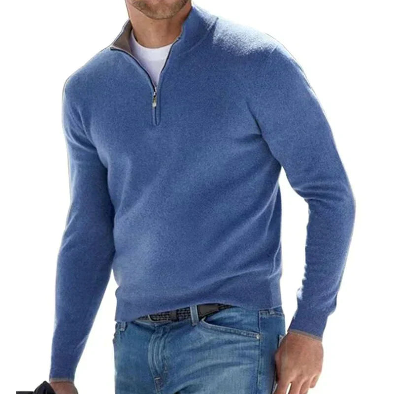 Tom Polo - Stylish zipper sweater for men (Italian design)