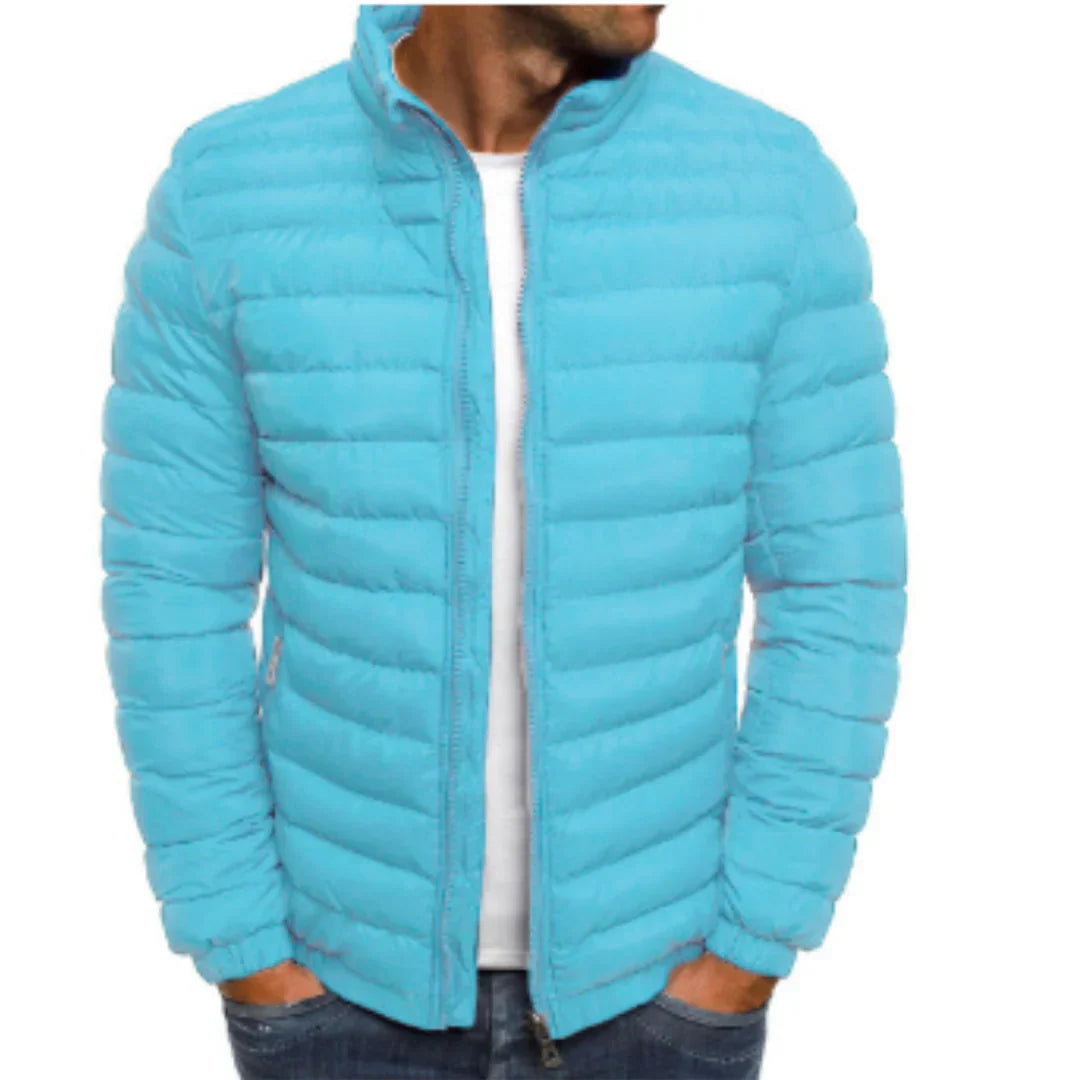Men's quilted jacket for winter – warm & durable