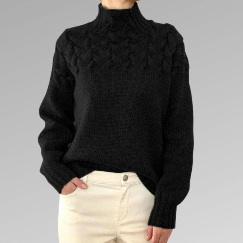 Caja - turtleneck sweater - elegance and warmth