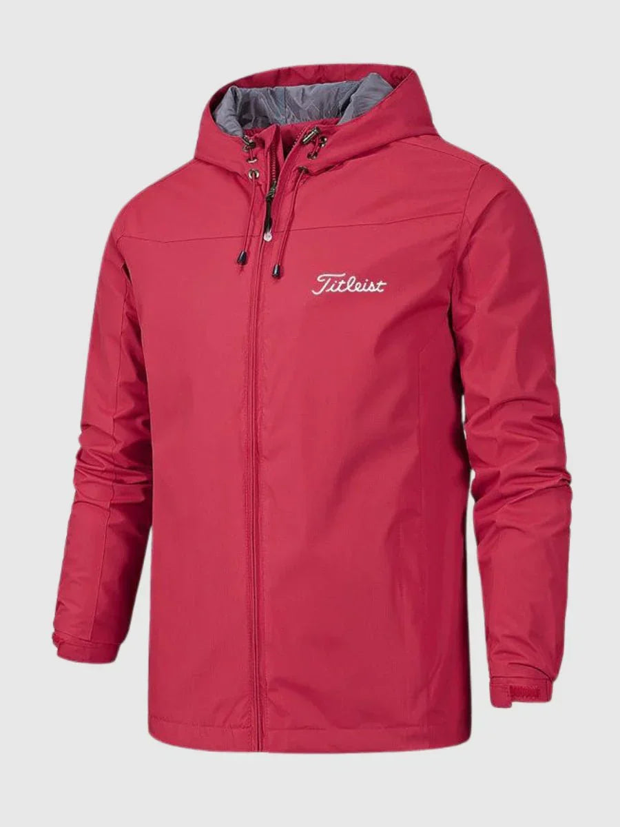 Men's outdoor jacket with zipper – sporty transitional look