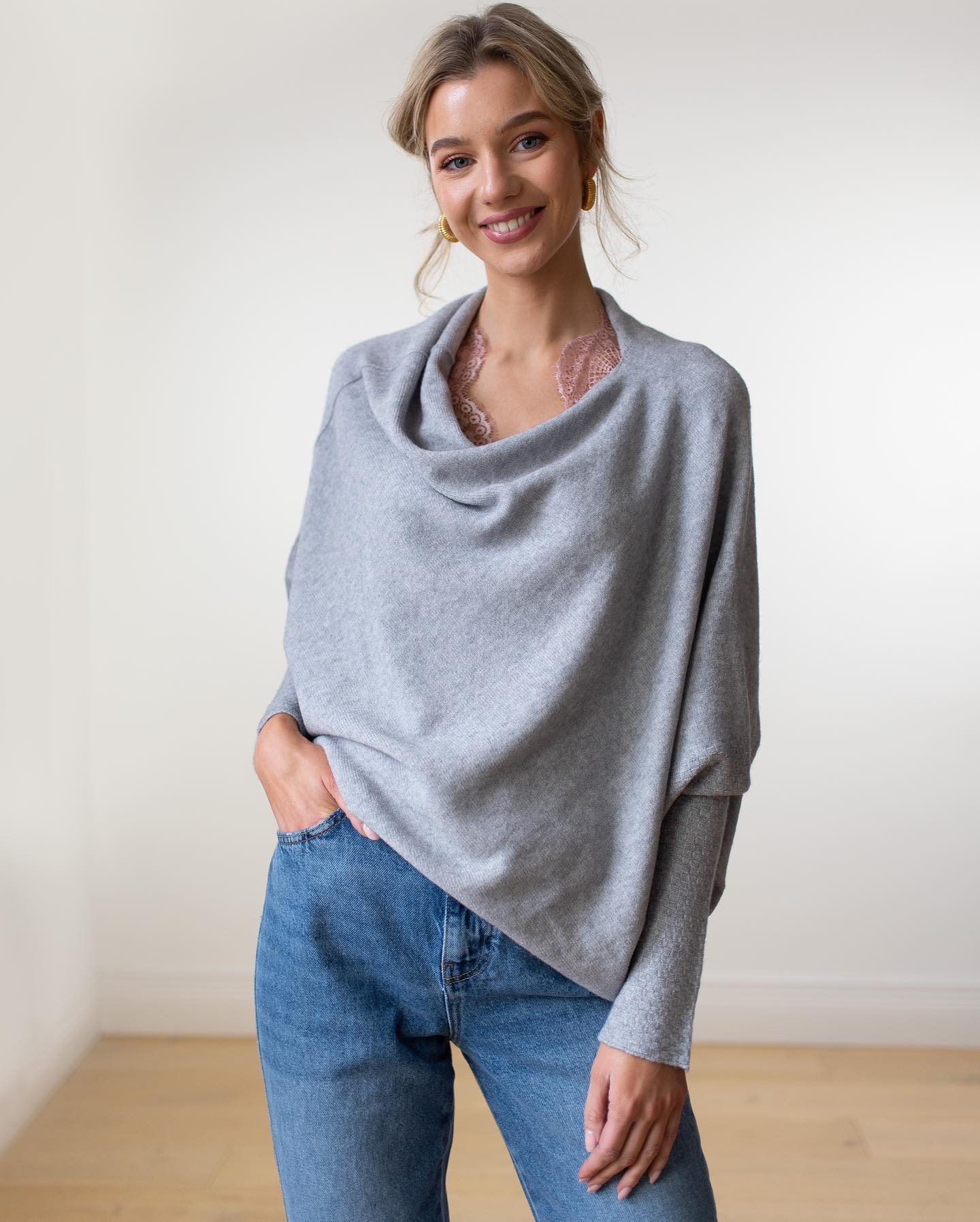 Denise | Elegant Off-Shoulder Sweater for Women