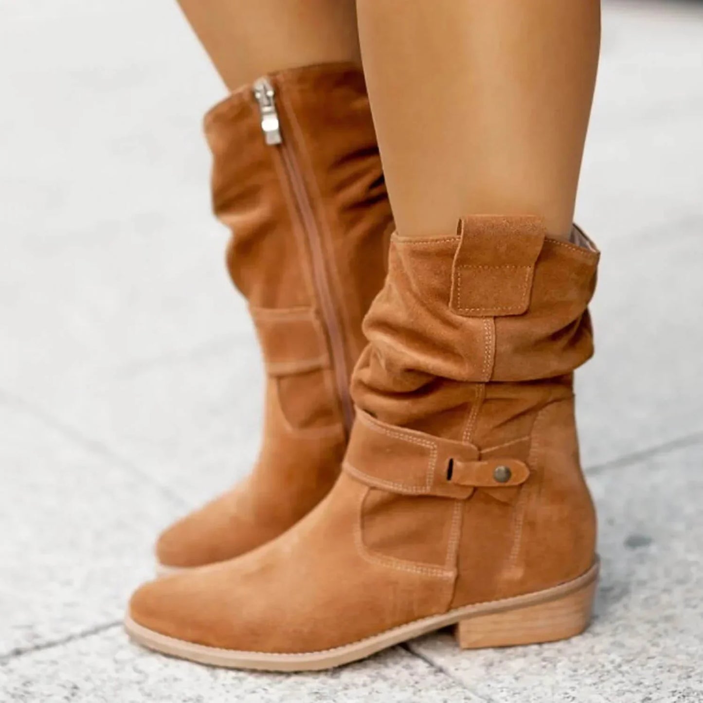 Lina suede boots – high-quality and comfortable for autumn/winter