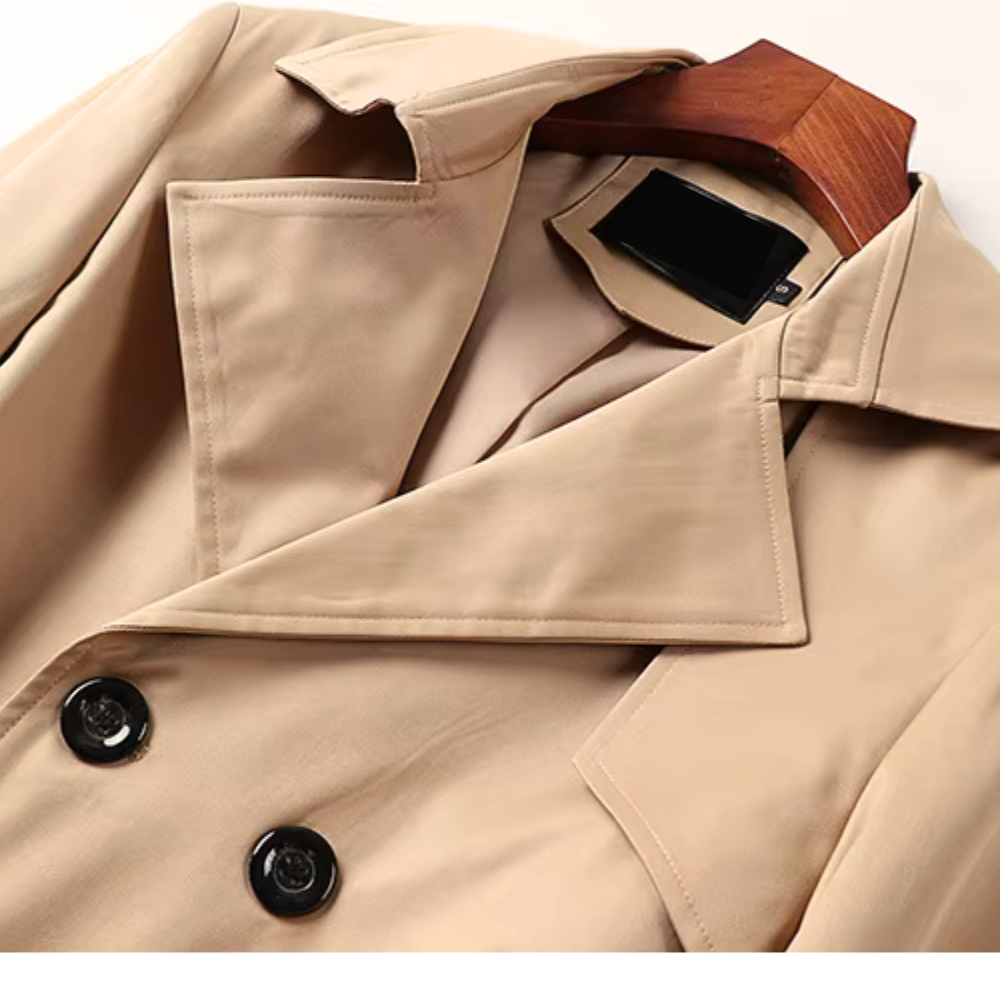 Jack Over the Knee Men Trench Coat