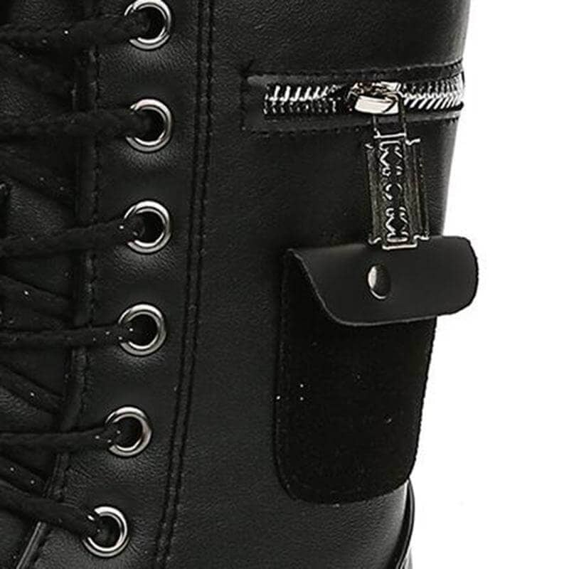The Martin Leather Combat Boots