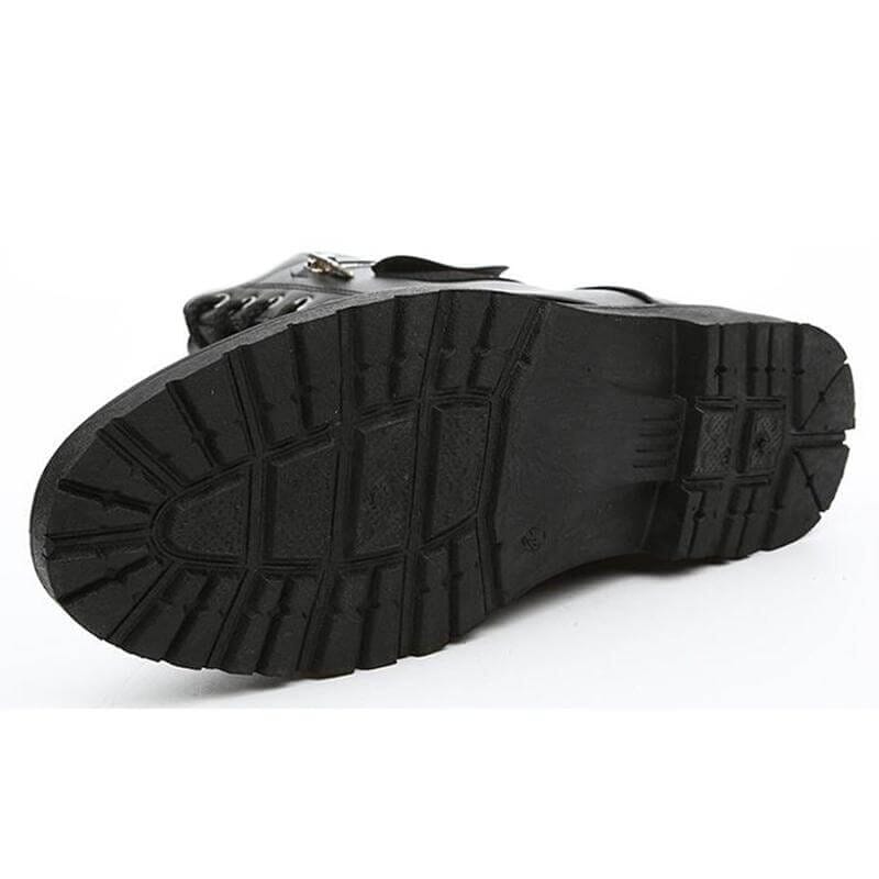 The Martin Leather Combat Boots
