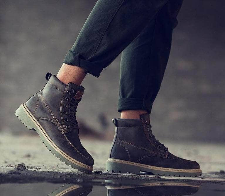 The Trenton Split Leather Ankle Boots - Multiple Colors