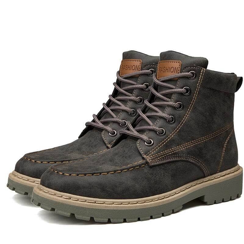 The Trenton Split Leather Ankle Boots - Multiple Colors