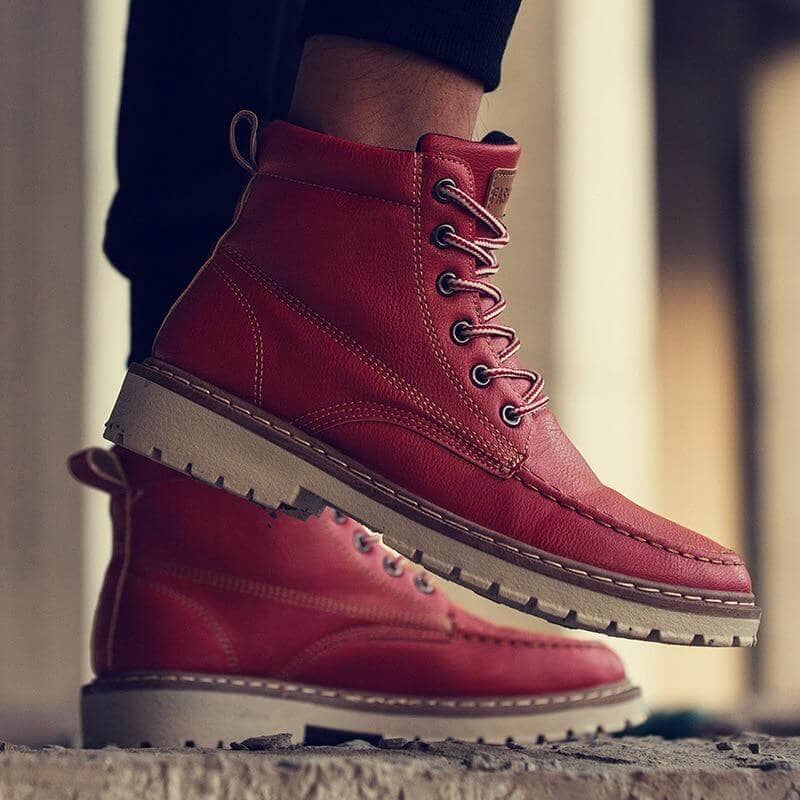 The Trenton Split Leather Ankle Boots - Multiple Colors