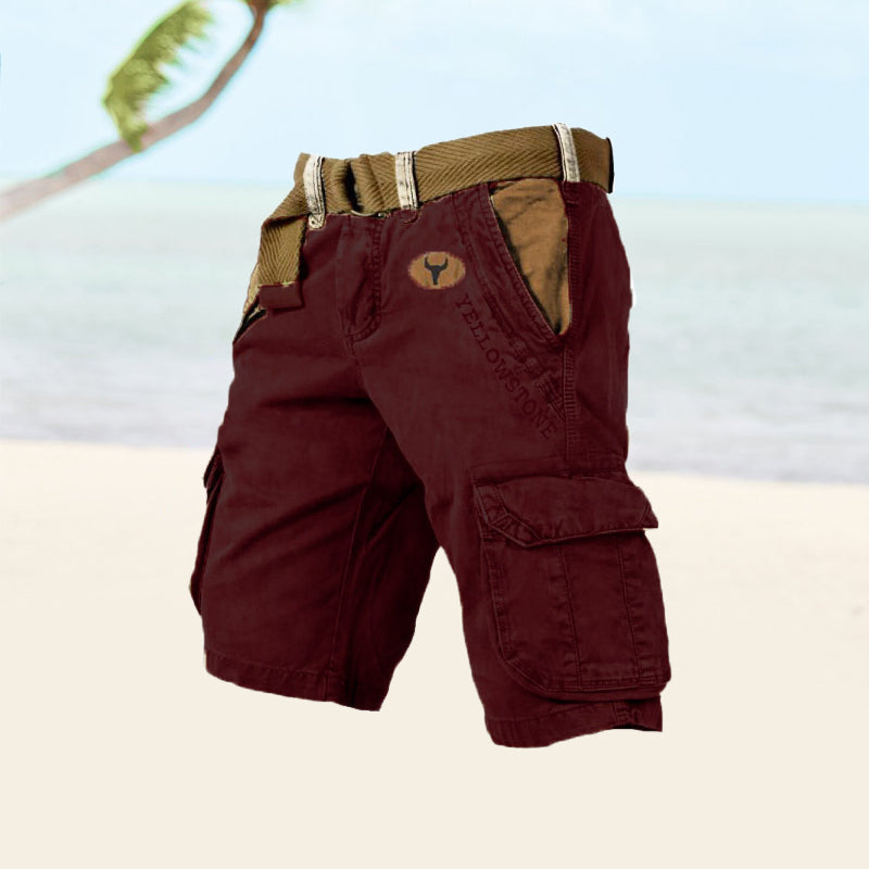 Versatile cargo shorts for men - iman