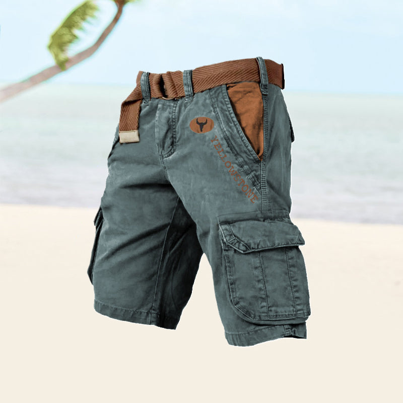 Versatile cargo shorts for men - iman