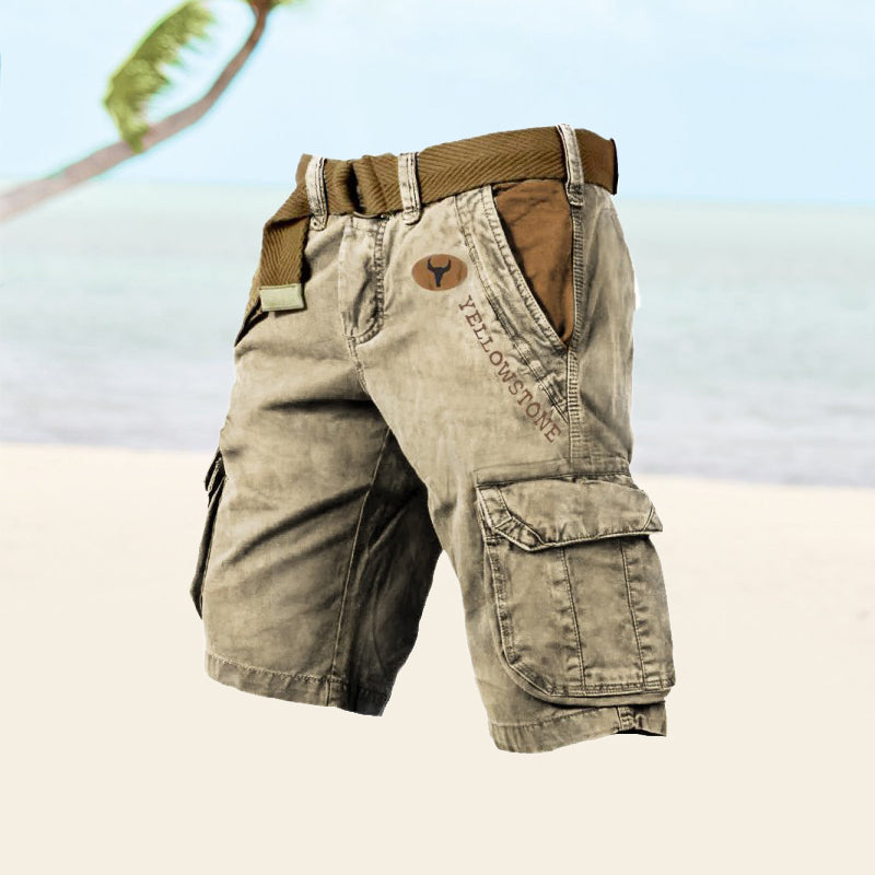 Versatile cargo shorts for men - iman