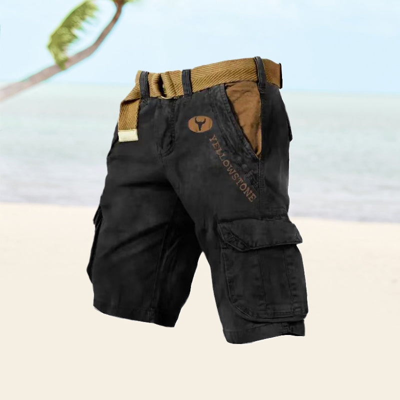 Versatile cargo shorts for men - iman