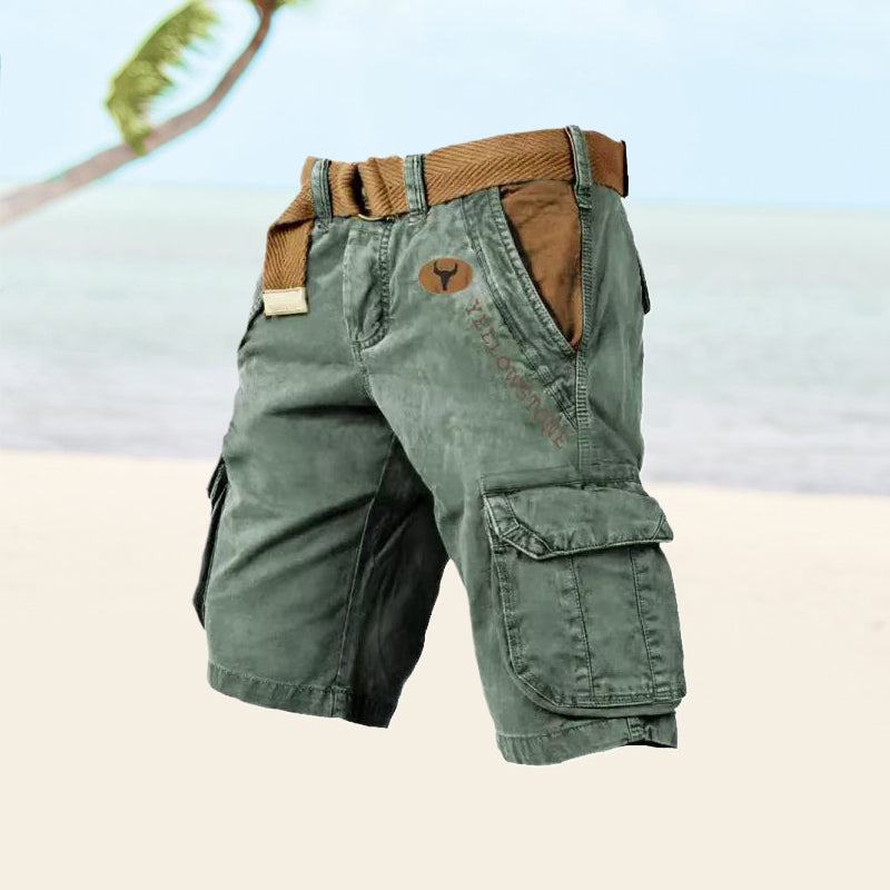 Versatile cargo shorts for men - iman