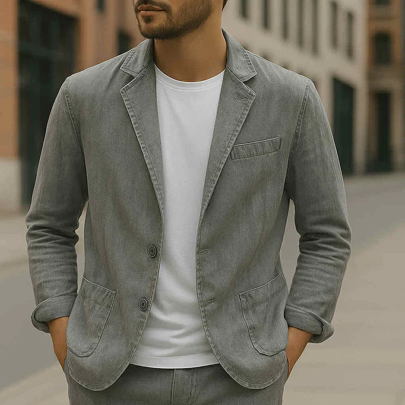 Jasper tailored lightweight blazer – men