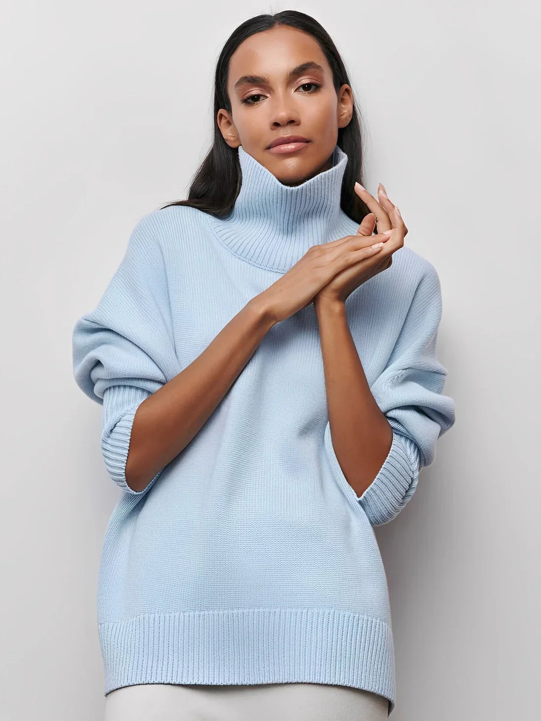 Marva stylish warm turtleneck sweater – women
