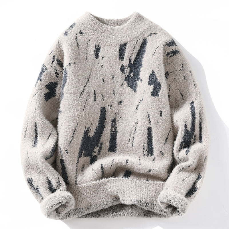 Damian stylish fleece pullover – men