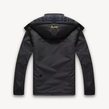Men's winter jacket, waterproof, lined with fleece