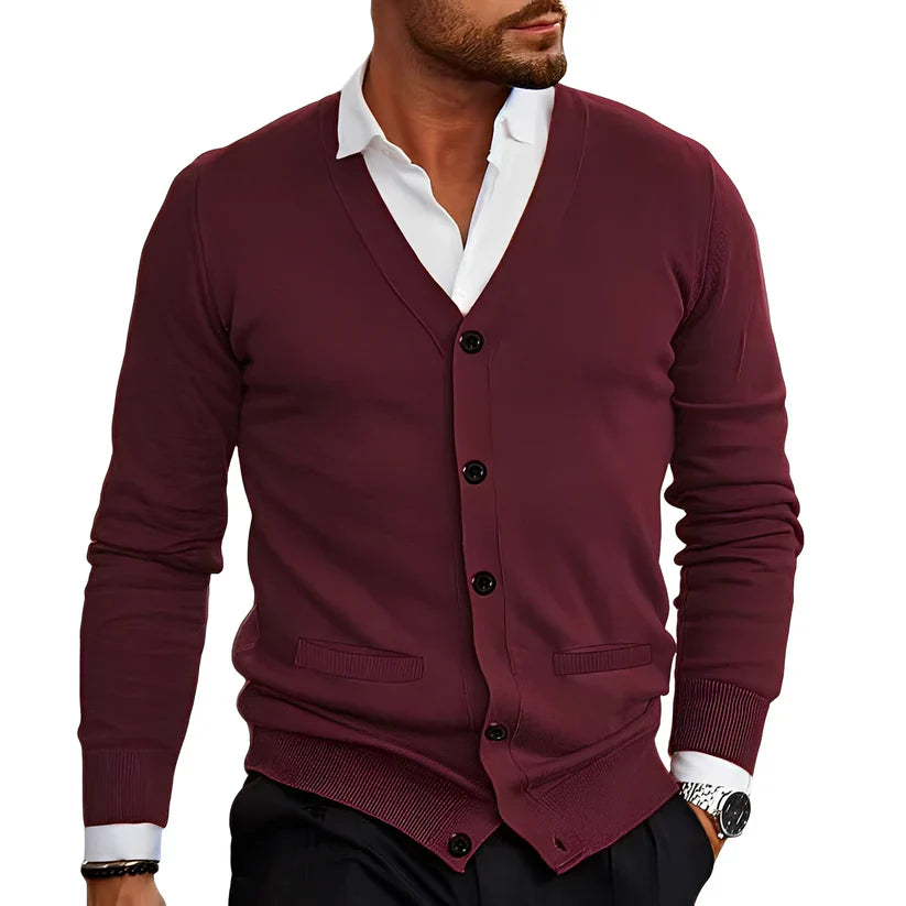 Bradley casual simple cardigan – men