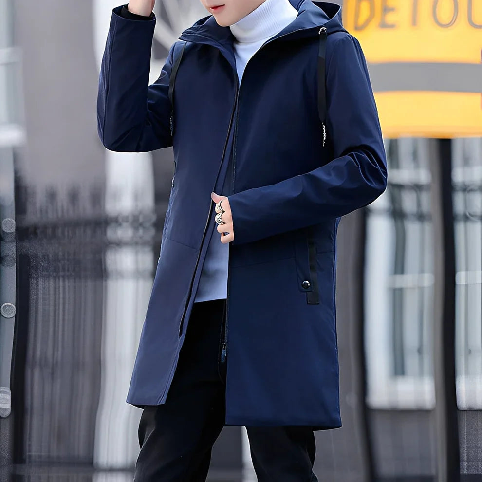 Derren casual lightweight hooded jacket – men
