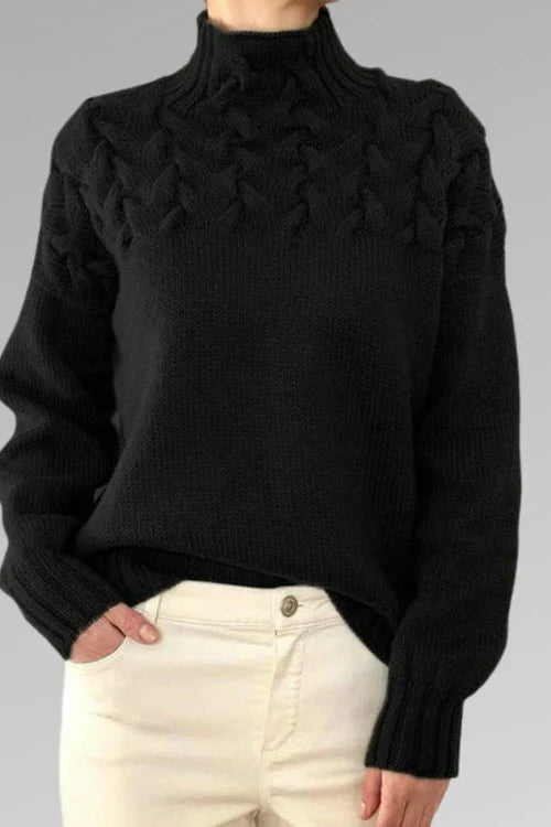 Caja - turtleneck sweater - elegance and warmth