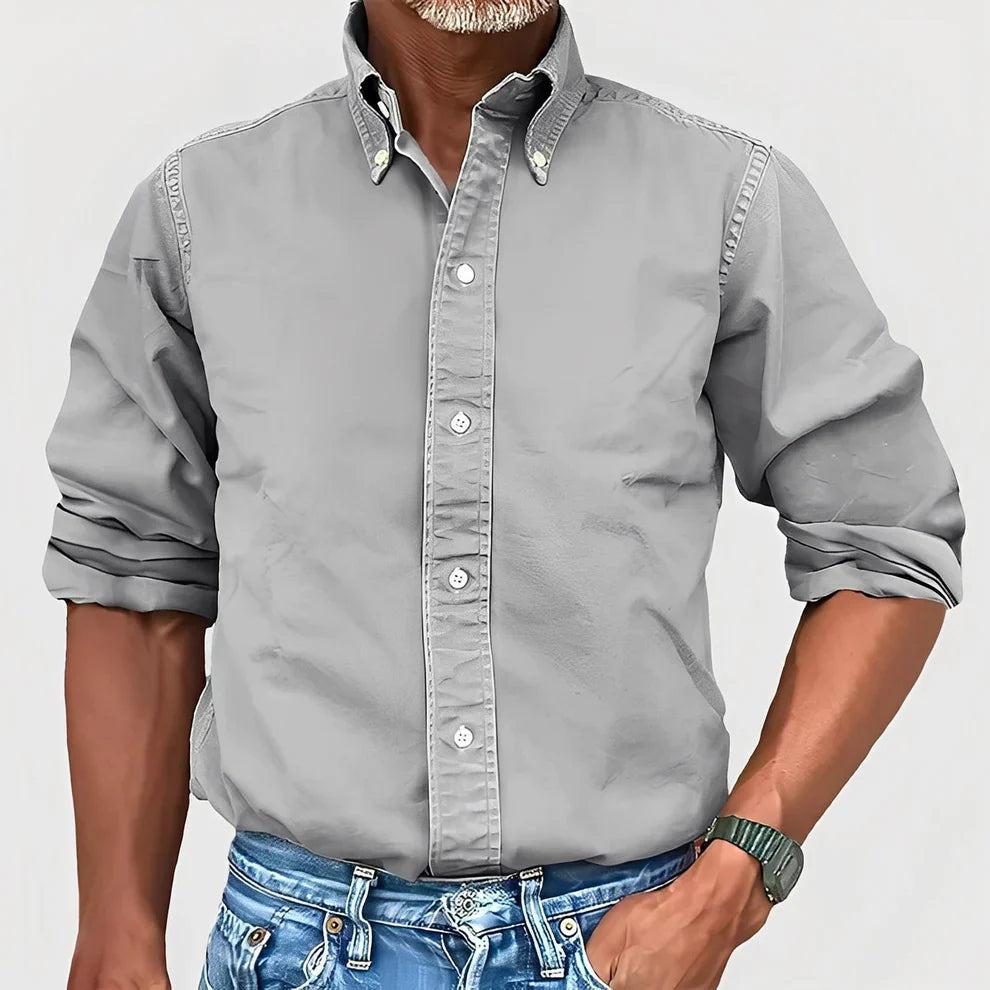 Micheal comfortable long-sleeve casual shirt – men
