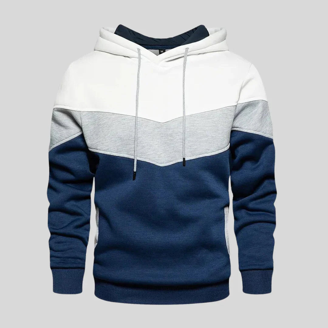 Paul patchwork knit sweater – men