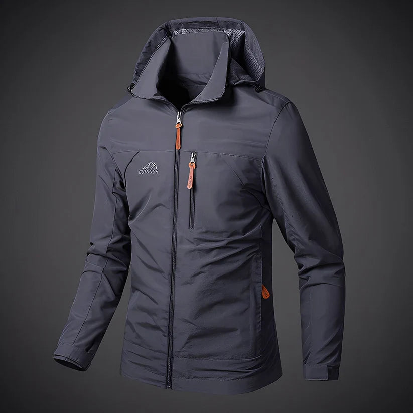 Finnegan casual outdoor jacket with hood – men