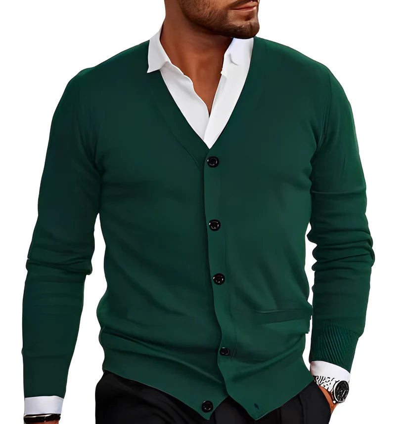 Bradley casual simple cardigan – men