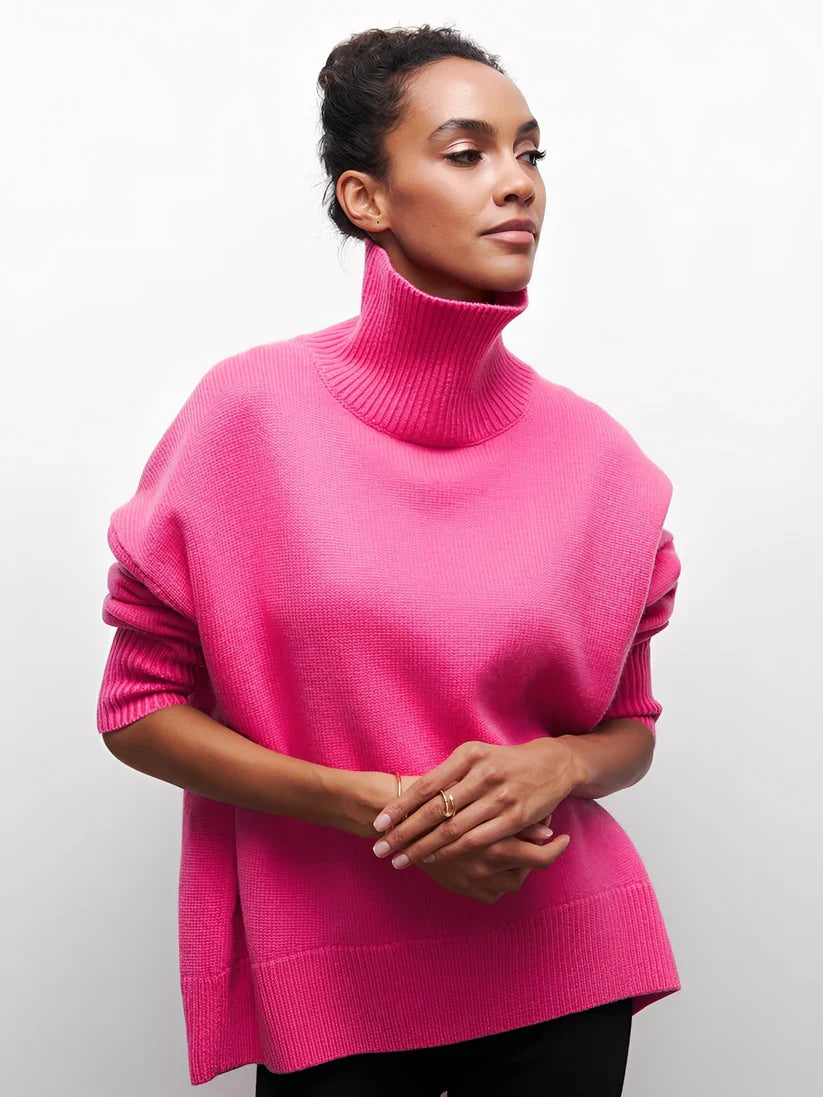 Marva stylish warm turtleneck sweater – women