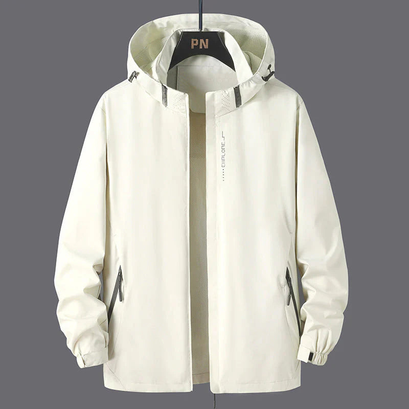 Reece stylish unisex shell jacket with hood – unisex