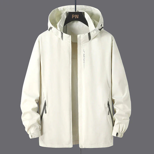 Reece stylish unisex shell jacket with hood – unisex
