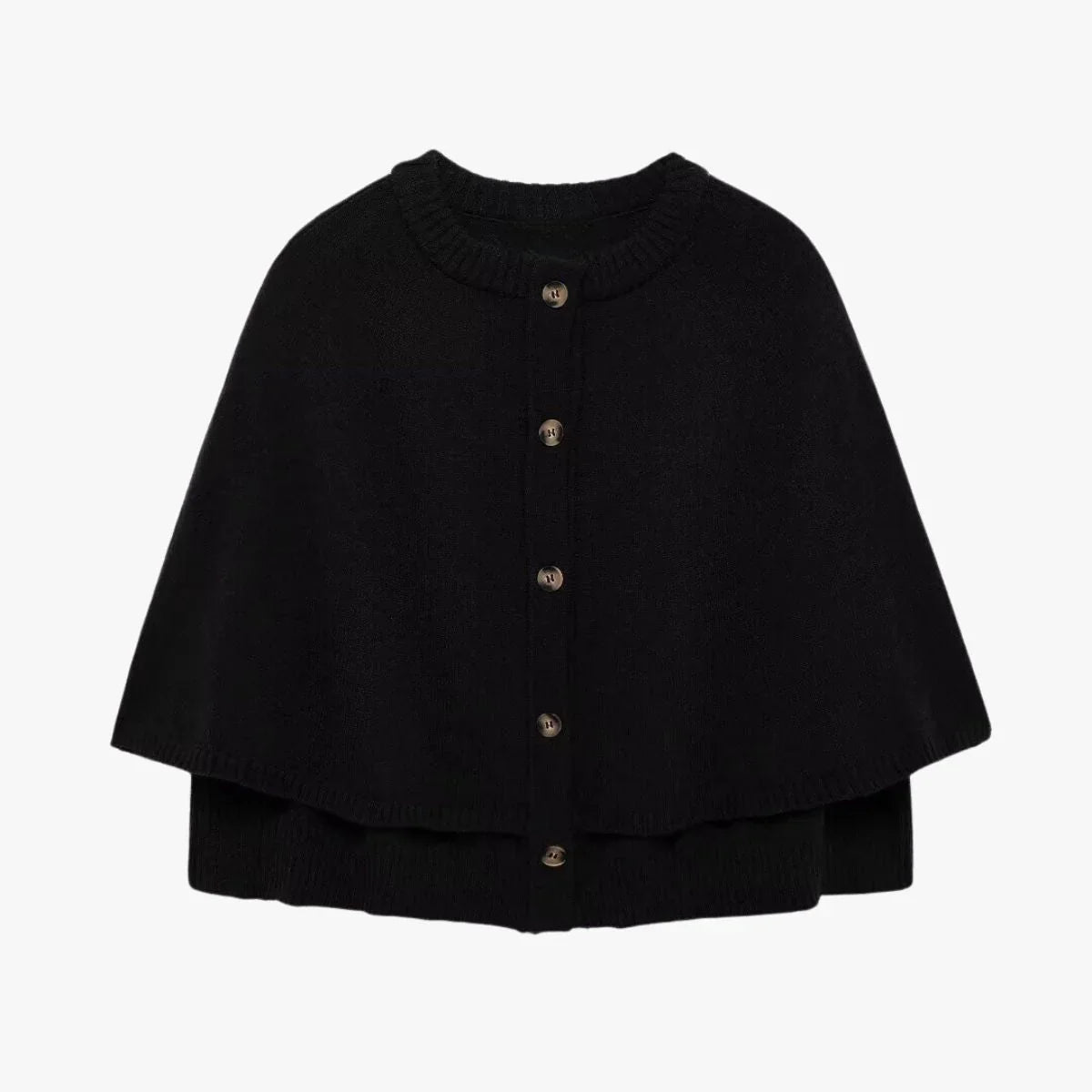 Chloe cardigan with buttons and a tiered hem – a stylish layer for women