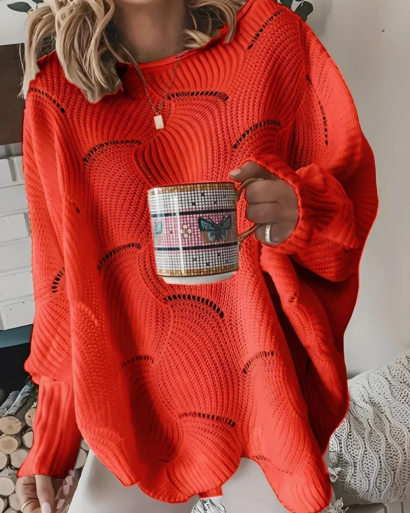 Kassandra stylish v-neck sweater – women