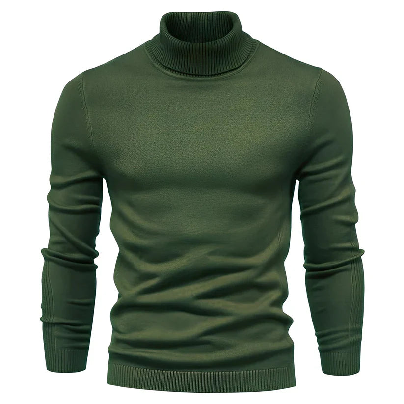 Evans slim-fit turtleneck sweater – men