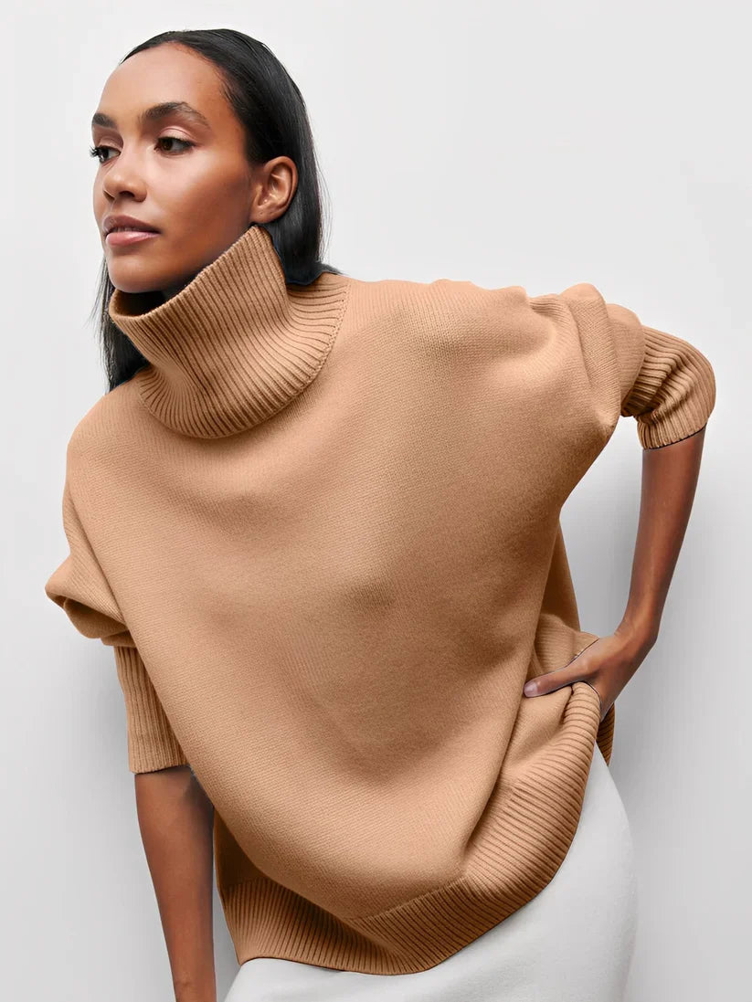 Marva stylish warm turtleneck sweater – women