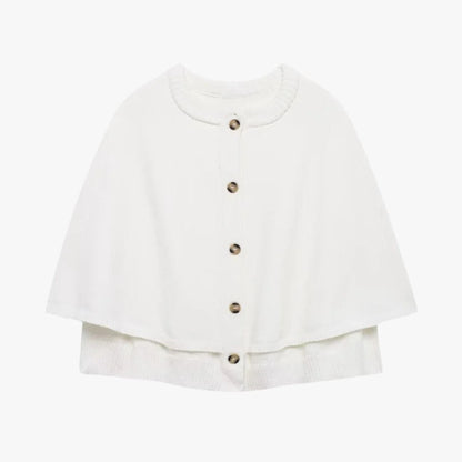 Chloe cardigan with buttons and a tiered hem – a stylish layer for women