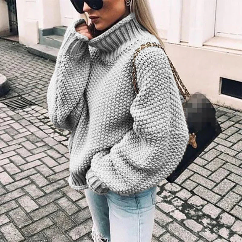 Brooke extra-thick turtleneck sweater – women