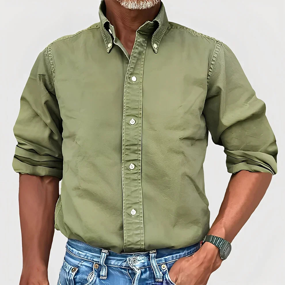 Micheal comfortable long-sleeve casual shirt – men