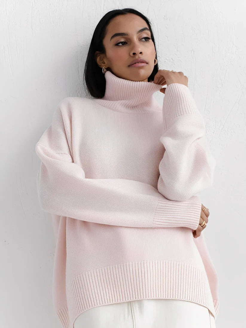 Marva stylish warm turtleneck sweater – women