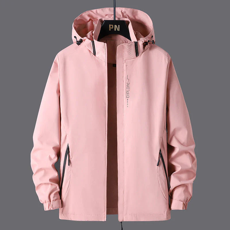 Reece stylish unisex shell jacket with hood – unisex