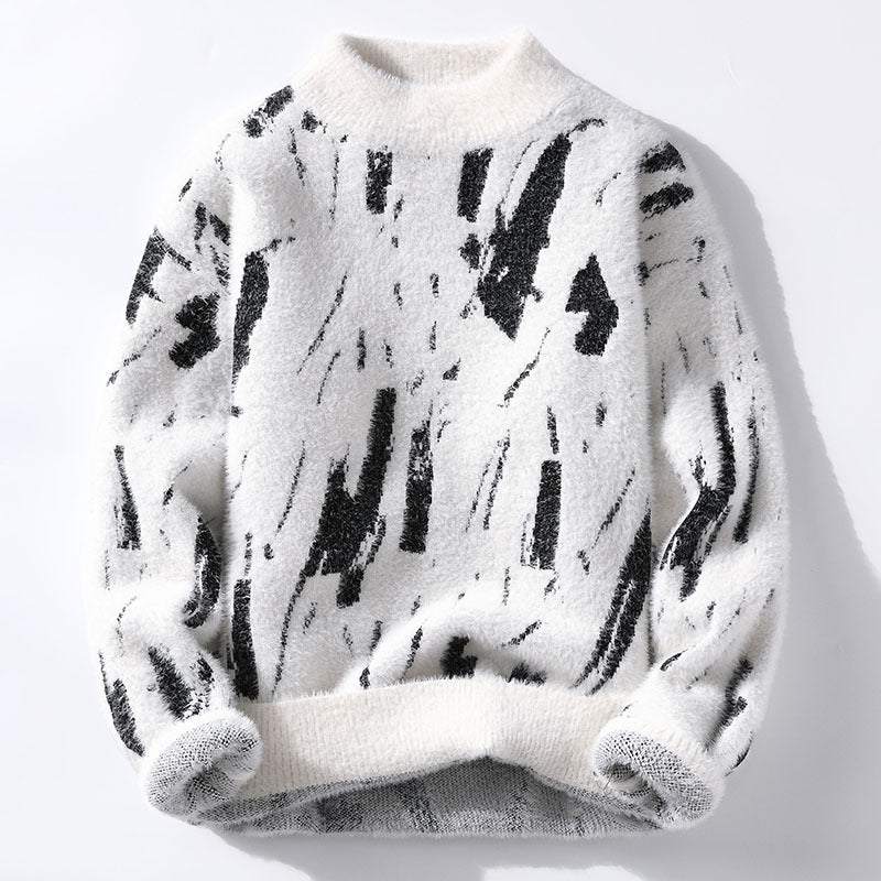 Damian stylish fleece pullover – men