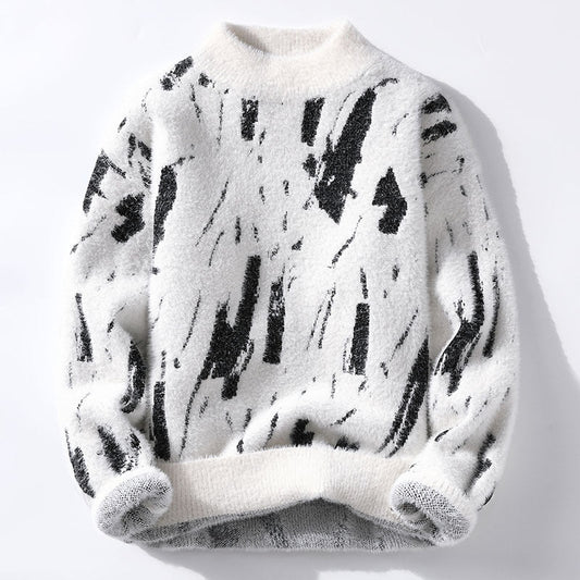 Damian stylish fleece pullover – men