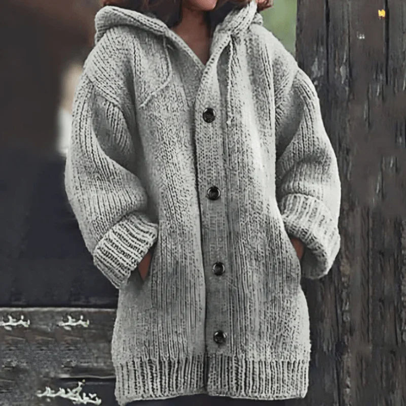 Renzel warm knit cardigan – women