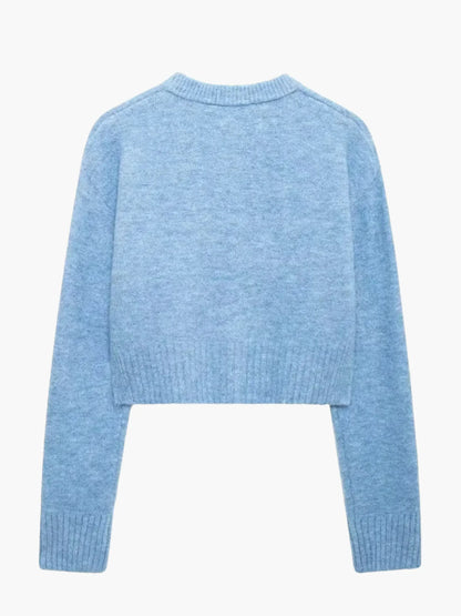 Milena cropped knit cardigan – women