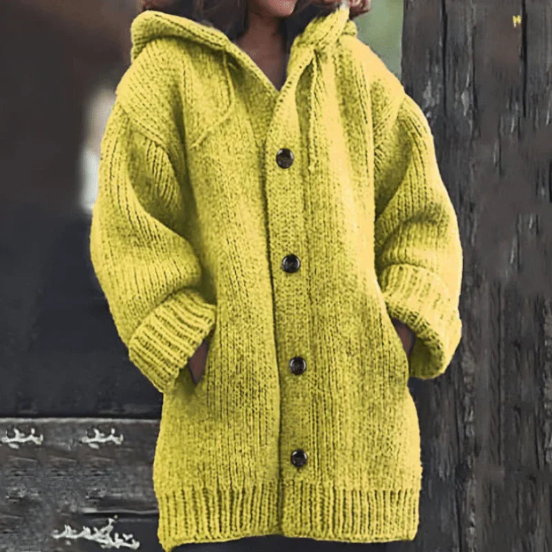 Renzel warm knit cardigan – women