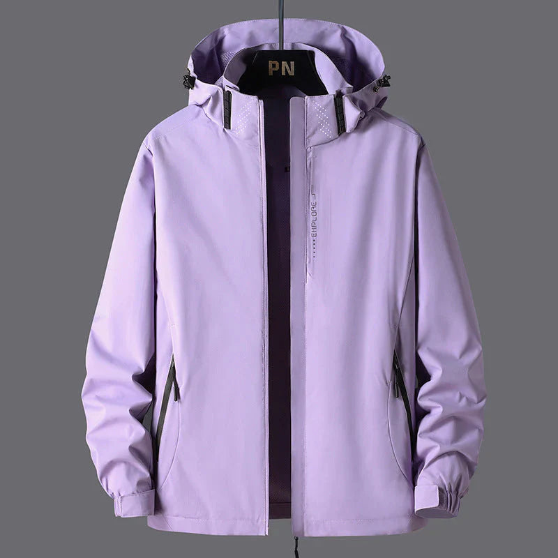 Reece stylish unisex shell jacket with hood – unisex