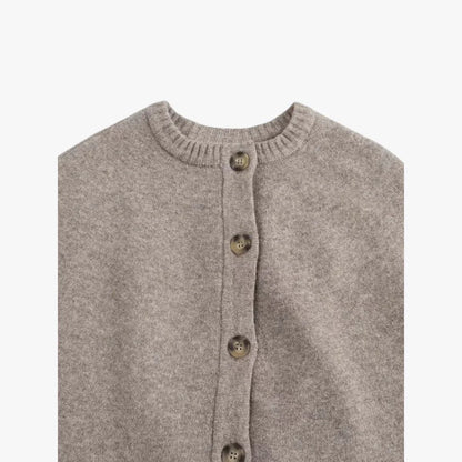 Chloe cardigan with buttons and a tiered hem – a stylish layer for women