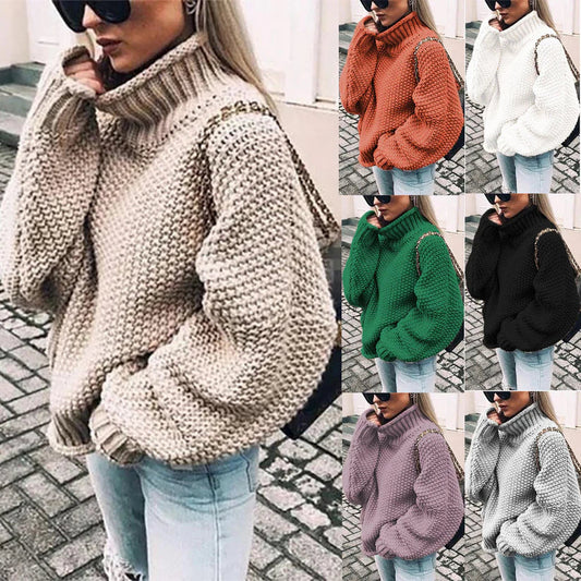 Brooke extra-thick turtleneck sweater – women