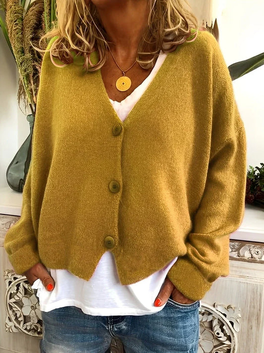 Deena casual loose warm cardigan – women